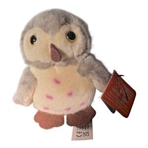 NWT Wild Republic Itsy Bitsies Spotted Baby Owl 5" Bird Plush Stuffed Animal